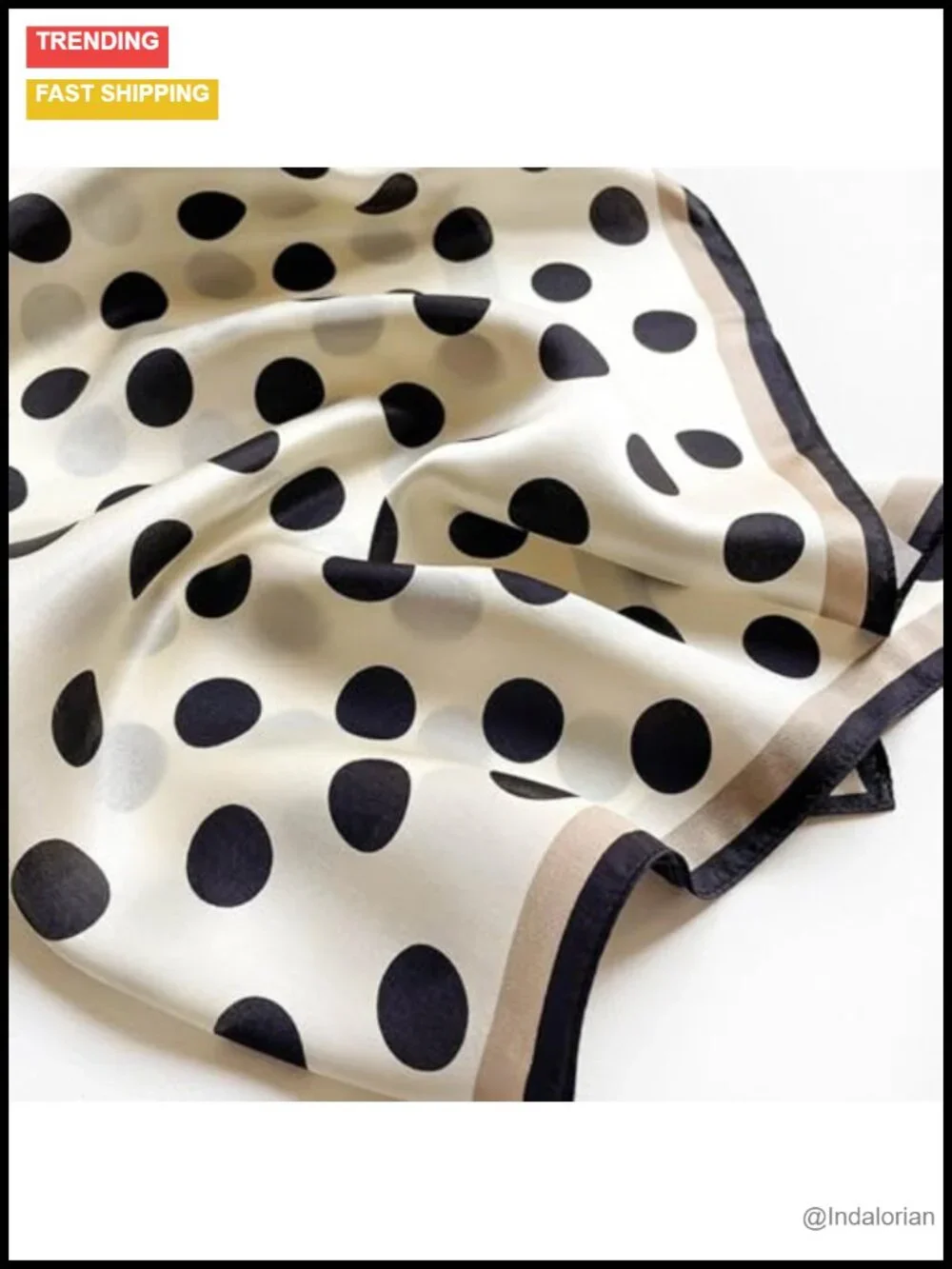 100% Mulberry Silk Neck Scarf 21x21 Square Lightweight Fashion Accessory